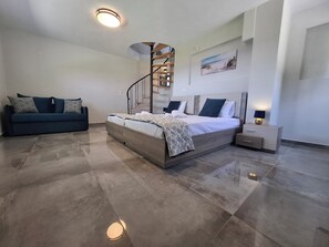 2 bedrooms, free WiFi, bed sheets - A stunning newly-built house  overlooking  the blue Aegean sea!! (Halkidiki)
