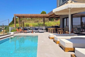 Outdoor pool - Mirena Luxury Living-Mirena Villa (75R8+W5F Afantou)