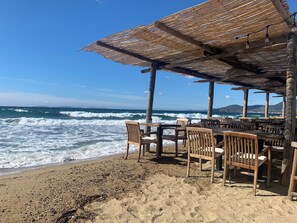 Platja a a prop i gandules de platja 