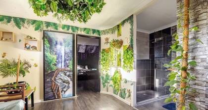 Enchanted rainforest sanctuary