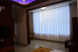 Luxury Room, Pool View | Desk, iron/ironing board, free WiFi, bed sheets - Sami Resort  (Tirupattur)