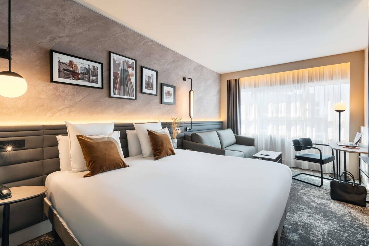 Rom – executive, 1 kingsize-seng med sovesofa | Lydisolert