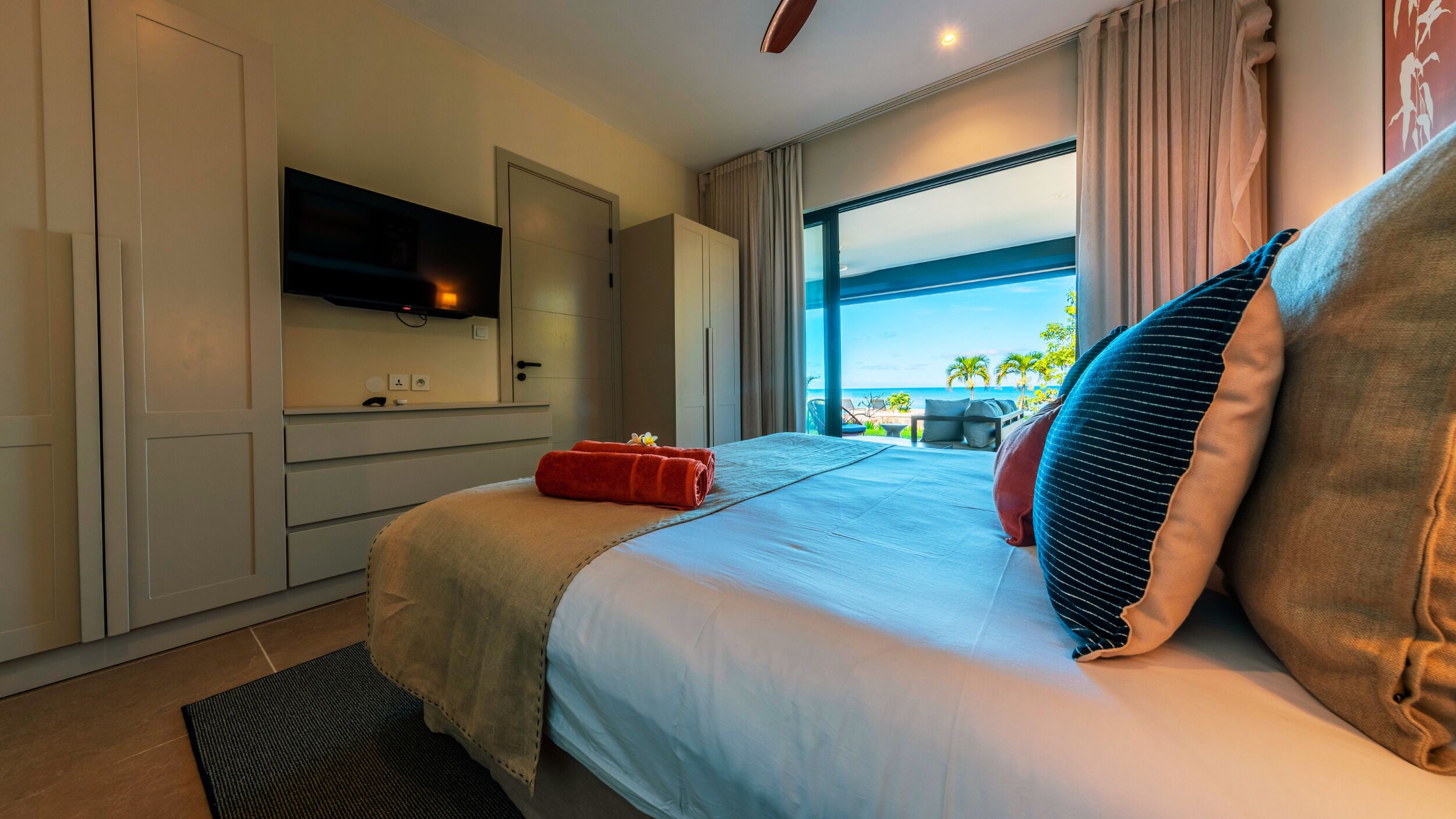 Familienapartment, 3 Schlafzimmer, Strandblick