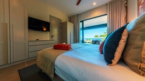 家庭公寓, 3 間臥室, 海灘景觀 | 3 間臥室、客房內保險箱、獨特裝潢、布置獨特