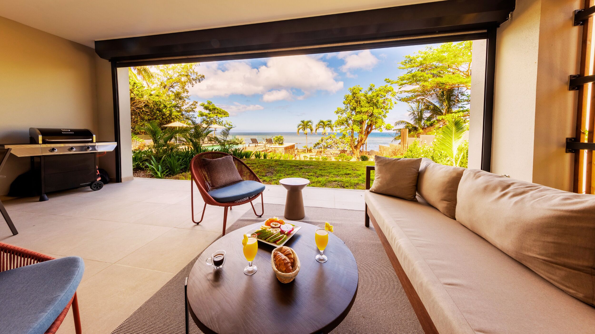 Family Apartment, 3 Bedrooms, Beach View | View from property