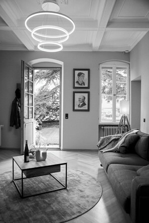 Living area - Gutshaus Suite #3 "emma" im Weingut Fitz-ritter - Vdp/biozertifiziert (Bad Dürkheim)