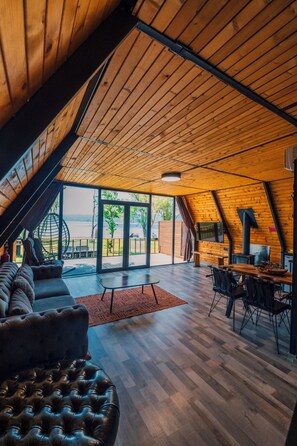 Comfort bungalow, uitzicht op meer | Beddengoed