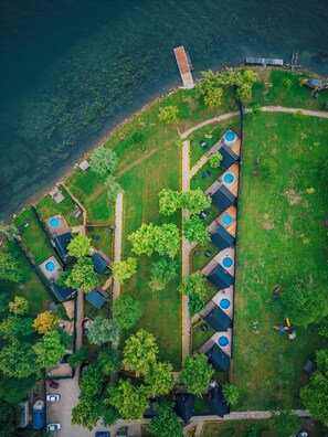 Voorkant van accommodatie