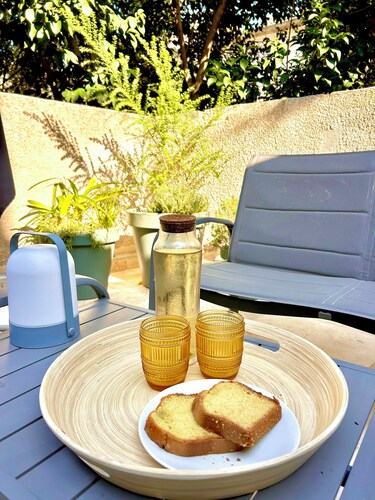 Le Pavillon des Arènes - rooftop&jardin - parking&clim