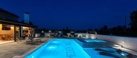 Piscine chauffée