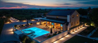 Luxury Villa Meden Dol with heated pool, Hot-Tub, 2 Saunas