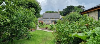 The Old Post Office, annex with bedroom, onsuite and lounge with kitchenette.