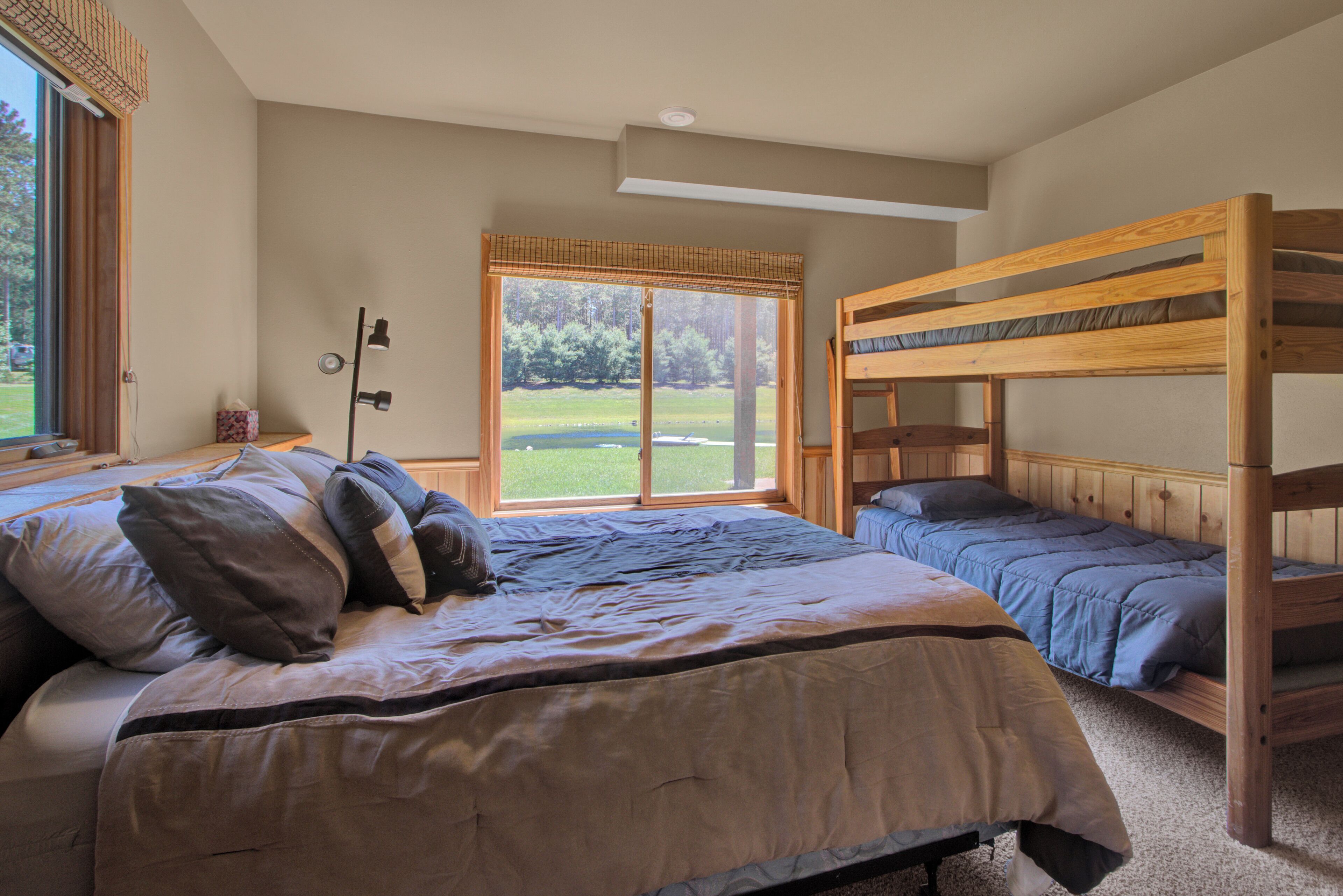 Ultimate AllSeason Cabin w\/ Private Swimming & Fishing Pond at Castle