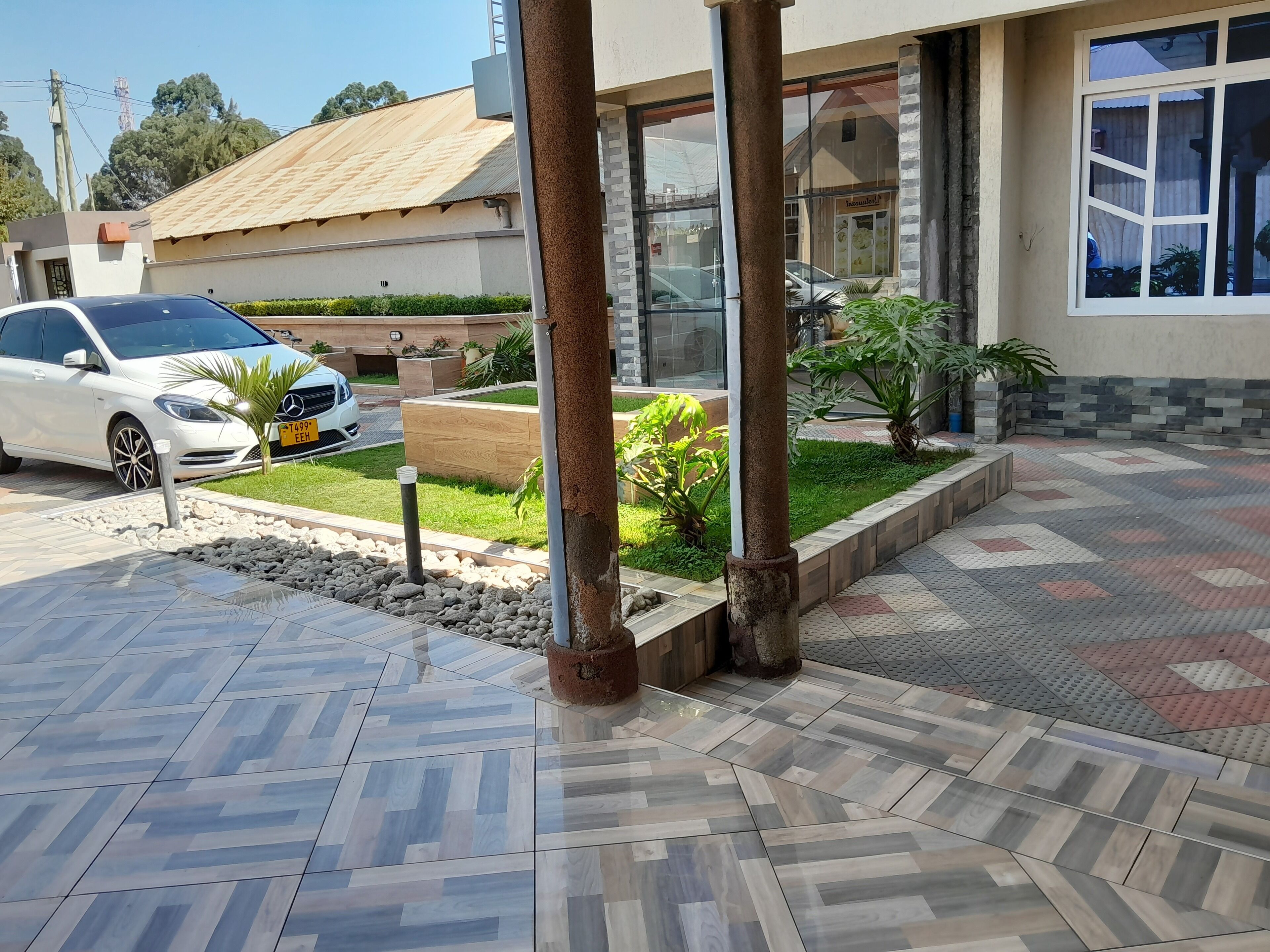 Blick auf den Garten