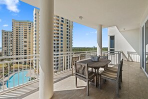 Condo, Multiple Beds (La Playa 703) | Outdoor dining - La Playa 703 (Pensacola)