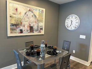 Dining - Modern Comfort in Gated 2BR Apartment with Parking (Greenville)