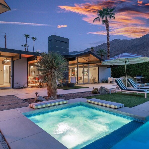 4 bedrooms, Internet - 5 Palms Desert Eichler - Mid-century Modern w Pool (Palm Springs)