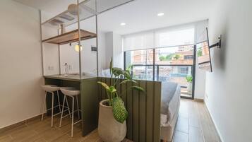 Apartment (203) | Schallisolierte Zimmer, Bügeleisen/Bügelbrett, kostenloses WLAN