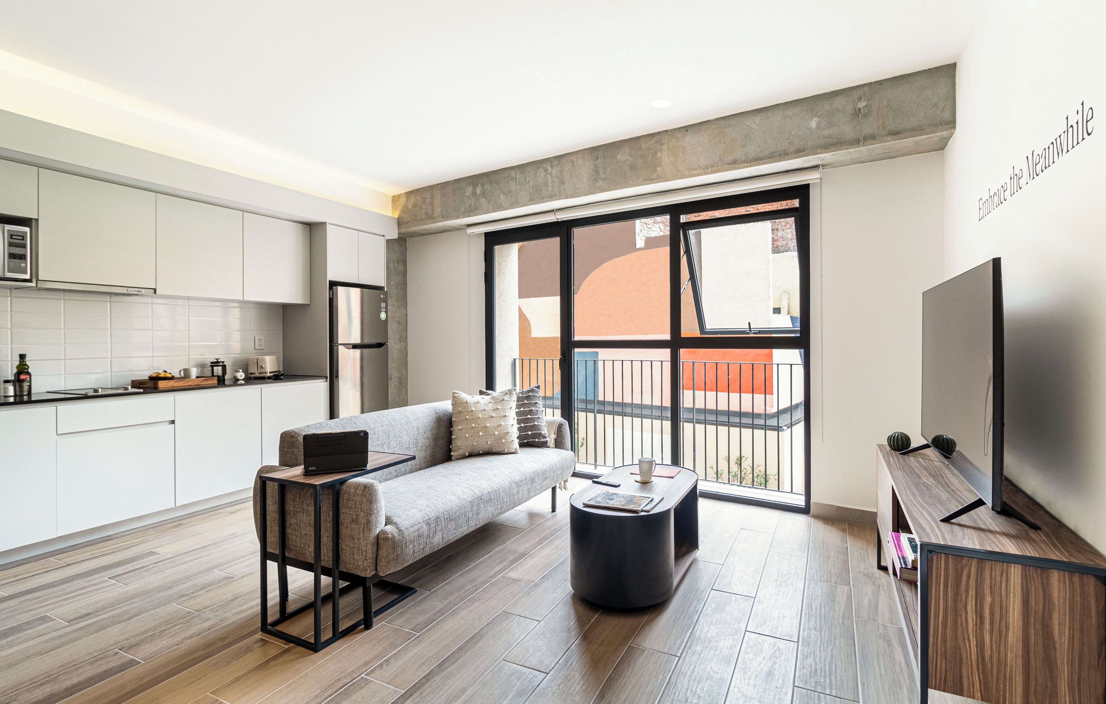 One Bedroom Premier Apartment | Área de estar | Smart TV 50 cm com canais digitais