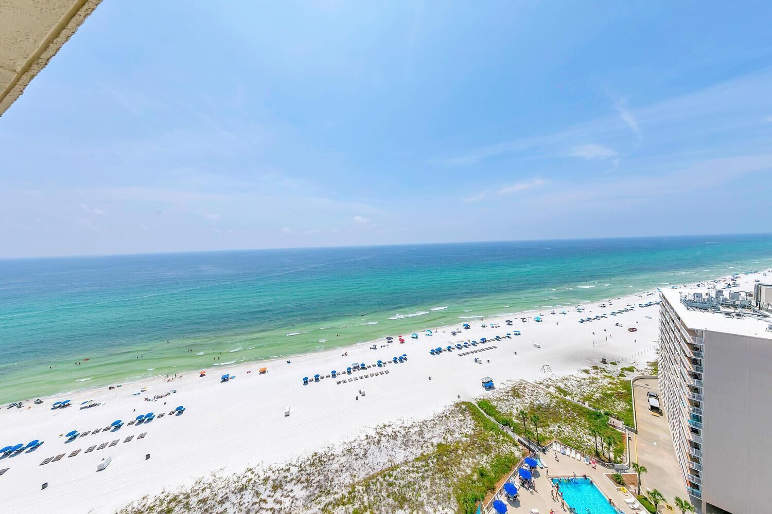 Appartement, Meerdere bedden (Dunes of Panama 2105E) | Strand | Accommodatie ligt op het strand