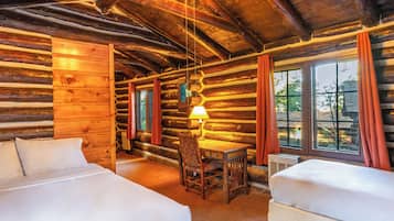 Frontier Cabin | 1 bedroom, iron/ironing board, bed sheets