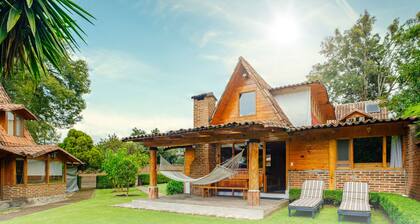 Lujosa Cabaña Privada En Valle de Bravo