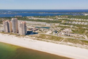 Vlak bij het strand