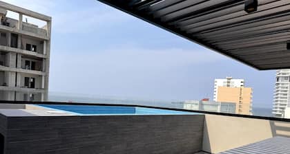 Modern Getaway with Rooftop Pool & Stunning Ocean Views