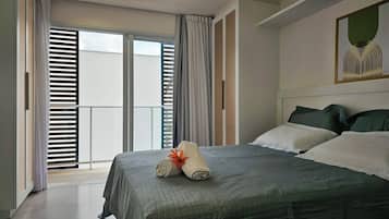 Casa de lujo, balcón, vista a la alberca | 2 habitaciones, decoración personalizada y muebles diferentes