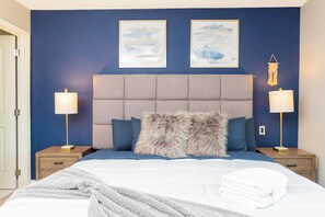 4 間臥室、獨特裝潢、熨斗/熨衣板、床單