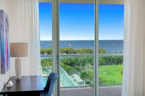 Deluxe Condo, 3 Bedrooms, Balcony, Ocean View | 3 bedrooms, iron/ironing board, free WiFi - Tropical Paradise - Spacious 3-Bedroom (Miami)