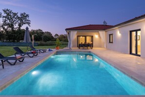 Pool - Modern, new build villa with private pool and large yard.
 (Glavani)