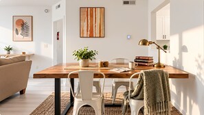 Dining - Suite Life Wilmington-Spacious, Pet-Friendly 1BR, Pool, Balcony, Prime Location (Wilmington)
