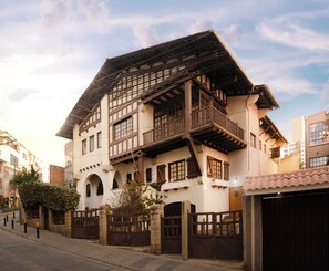 Façade de l’hébergement