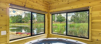 Pond Access & Private Dock: Lakeside Cabin