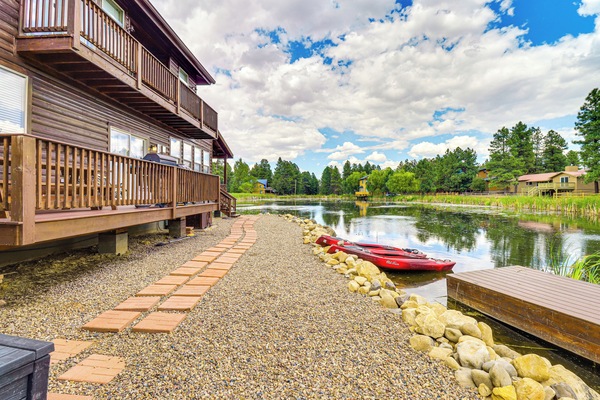 ExteriorLakeside Vacation Rental | 5BR | 3.5BA | Stairs Required | 2,268 Sq Ft