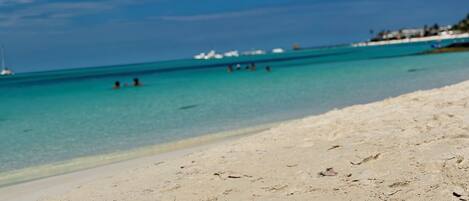 Private beach