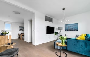 TV, fireplace - Gorgeous apartment in Olpenitz (Olpenitz)