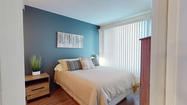 1 sovrum, strykjärn/strykbräda, resesäng och wi-fi