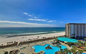 On the beach - Red Sky Nights 🌊 Deluxe 2-Bedroom Condo @ Edgewater Beach & Golf Resort Tower 1 (Panama City Beach)