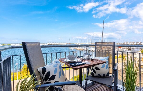 Outdoor dining - Awesome apartment in Olpenitz with WiFi (Olpenitz)