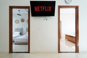 2 habitaciones, cuna de viaje, wifi gratis y ropa de cama 