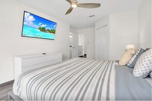 4 bedrooms, iron/ironing board, free WiFi, bed sheets