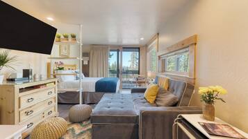 1 kamar tidur dan seprai linen