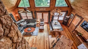 Smart TV, fireplace, video games, DVD player - Knotty By Nature - Pet Friendly | Views | Arcade Game Machine | Hot Tub (Blue Ridge)