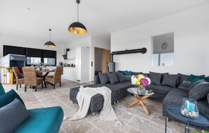 TV, fireplace - Gorgeous apartment in Olpenitz (Olpenitz)