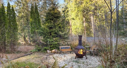Jaybird Cabin- Tiny home with huge riverfront & mountain views!