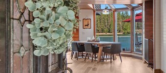 Luxury Lakefront Property—Private Dock, Boat Slip, Fire Table, Hot Tub, Paddle Boards & More!