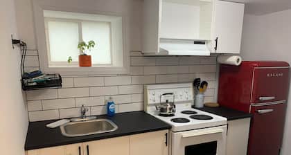 Cozy Retro style1 Bedroom Apartment - FREE Parking, WiFi, In-suite Laundry.