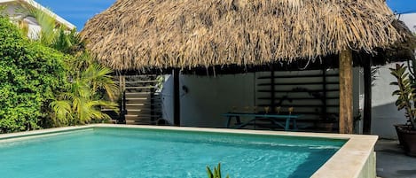 Indoor pool, a heated pool